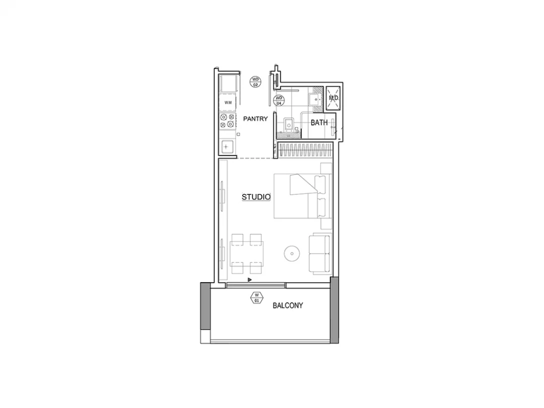 Studio Apartment